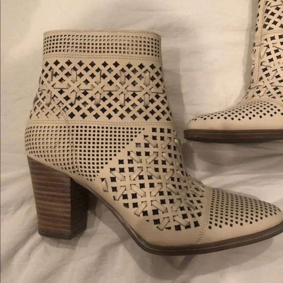 Franco Sarto Nude Booties - Picture 2 of 7